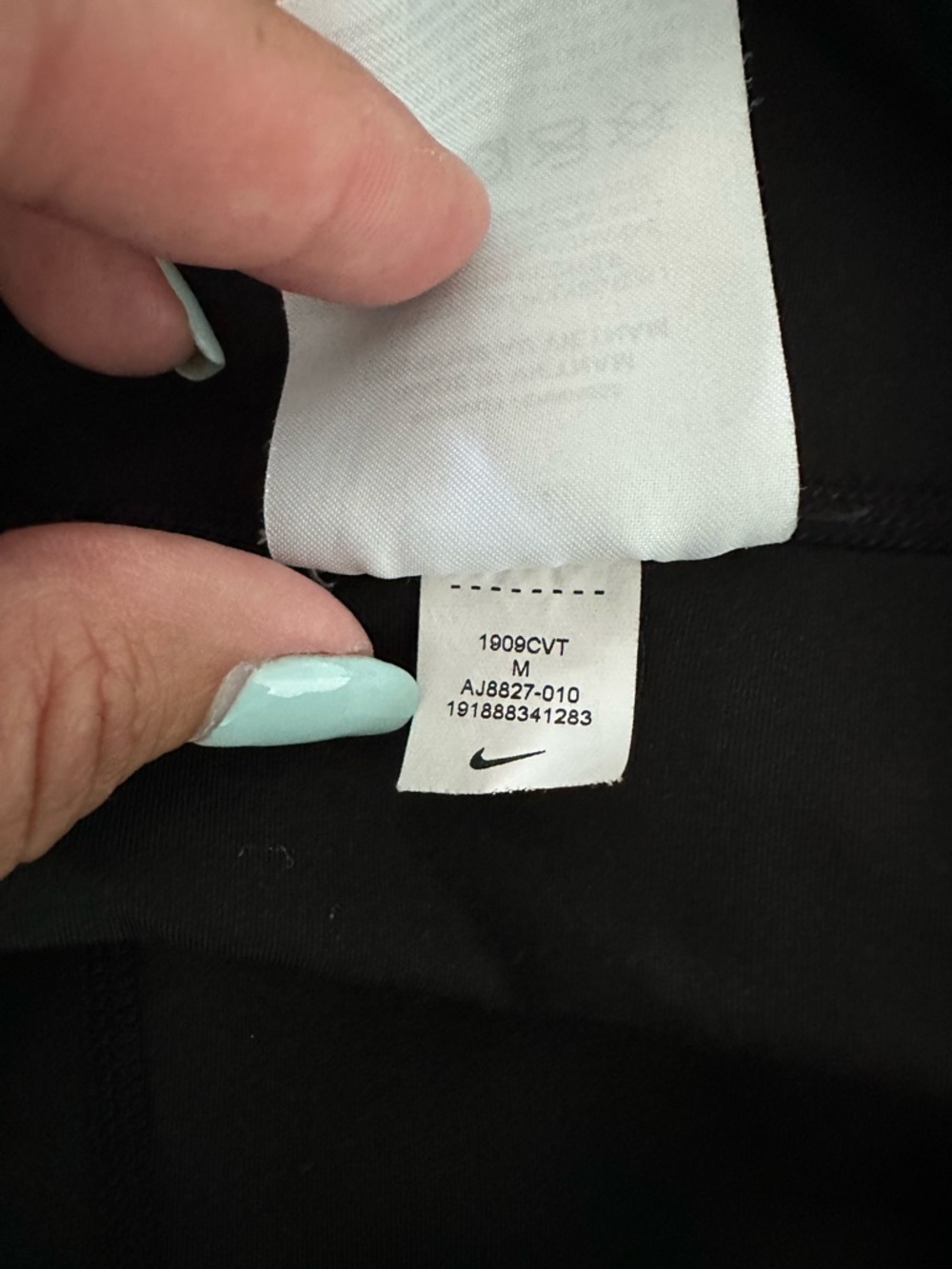 Nike Dri-FIT Black High Rise Leggings Women’s Size Medium Athletic Yoga - Picture 6 of 6